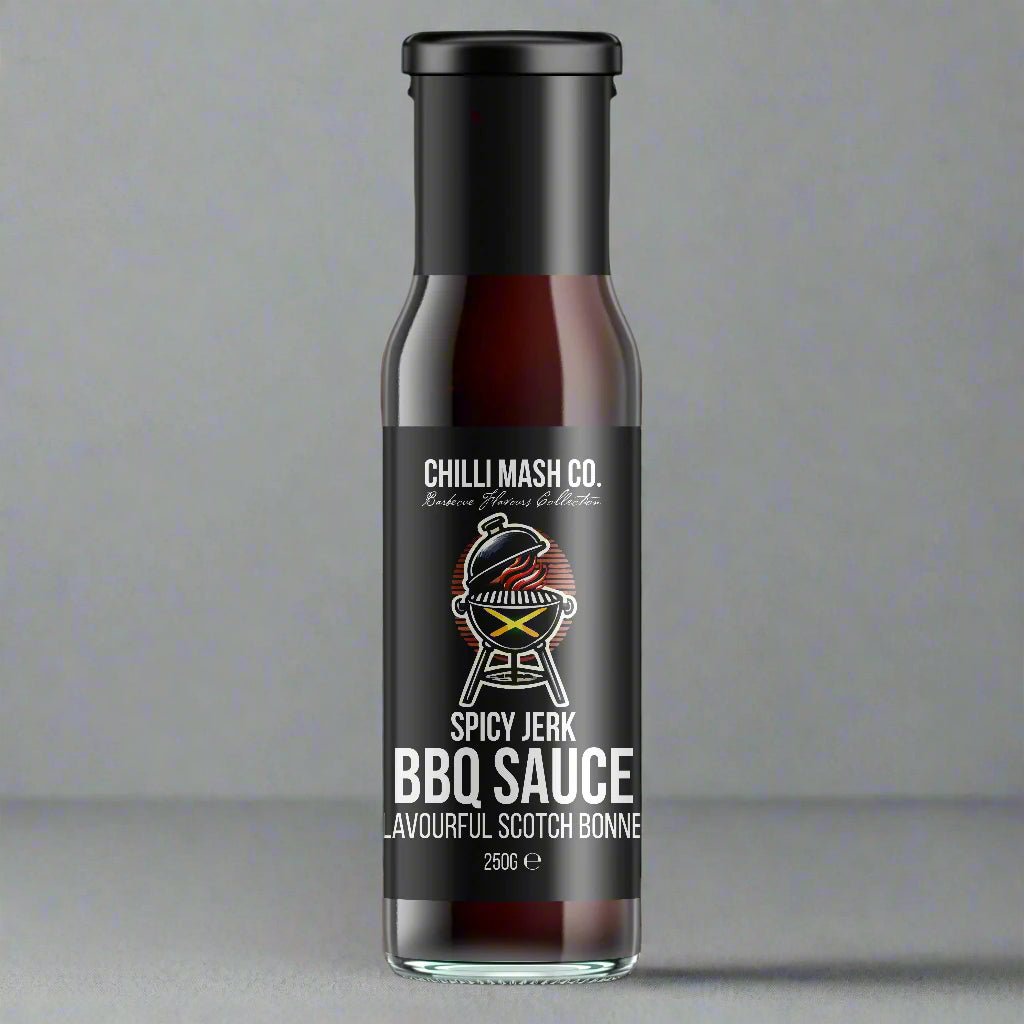 Spicy Jerk BBQ Sauce | 250g | Chilli Mash Co. | Authentic Caribbean Flavours - One Stop Chilli Shop
