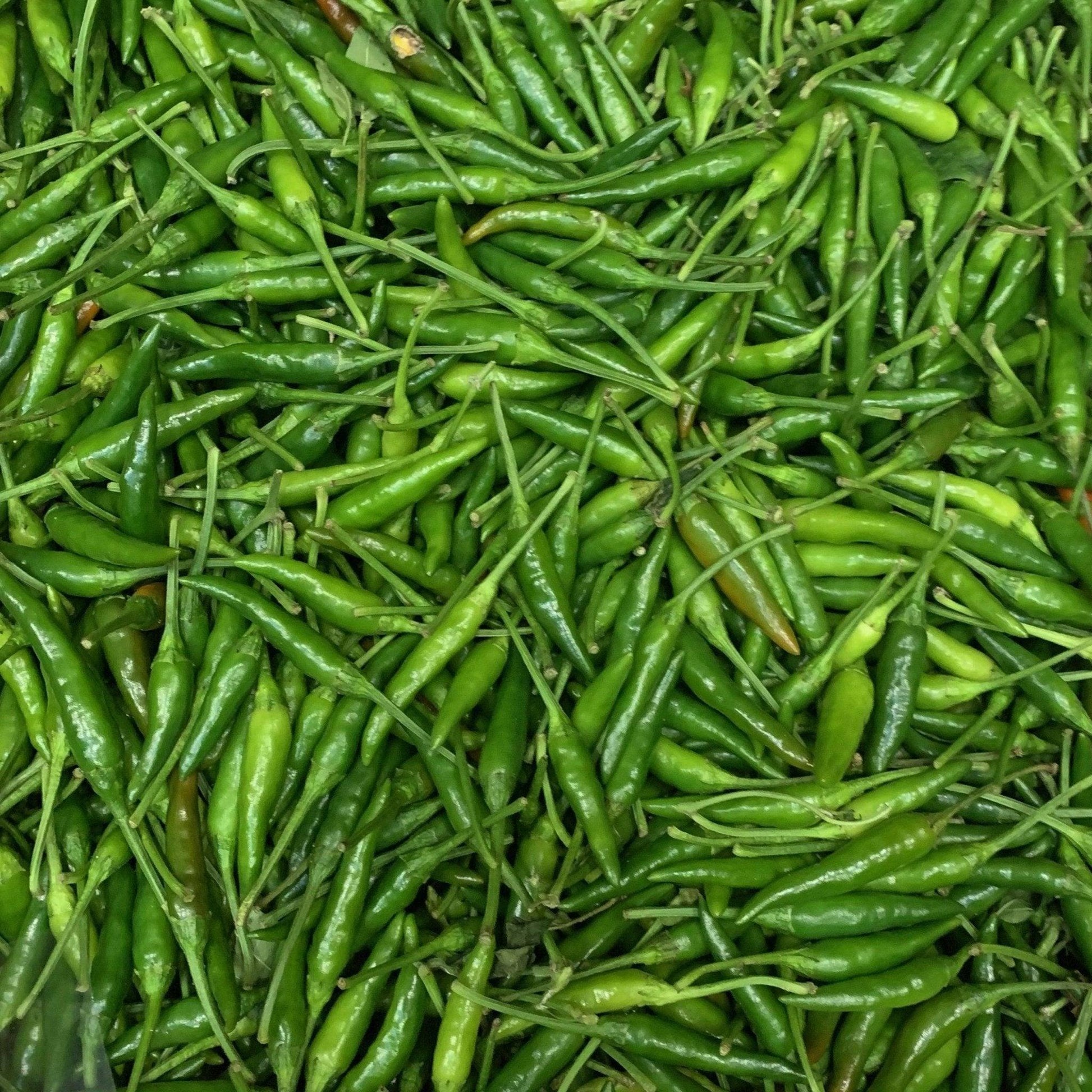 Fresh Green Bird's Eye Chilli | 1kg | Chilli Mash Company - One Stop Chilli Shop