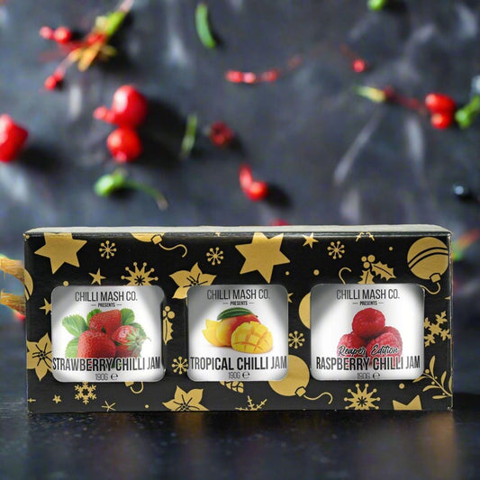Tooty Fruity | 3x190ml | Chilli Mash Company | Our Fruit Jam Gift Set - One Stop Chilli Shop