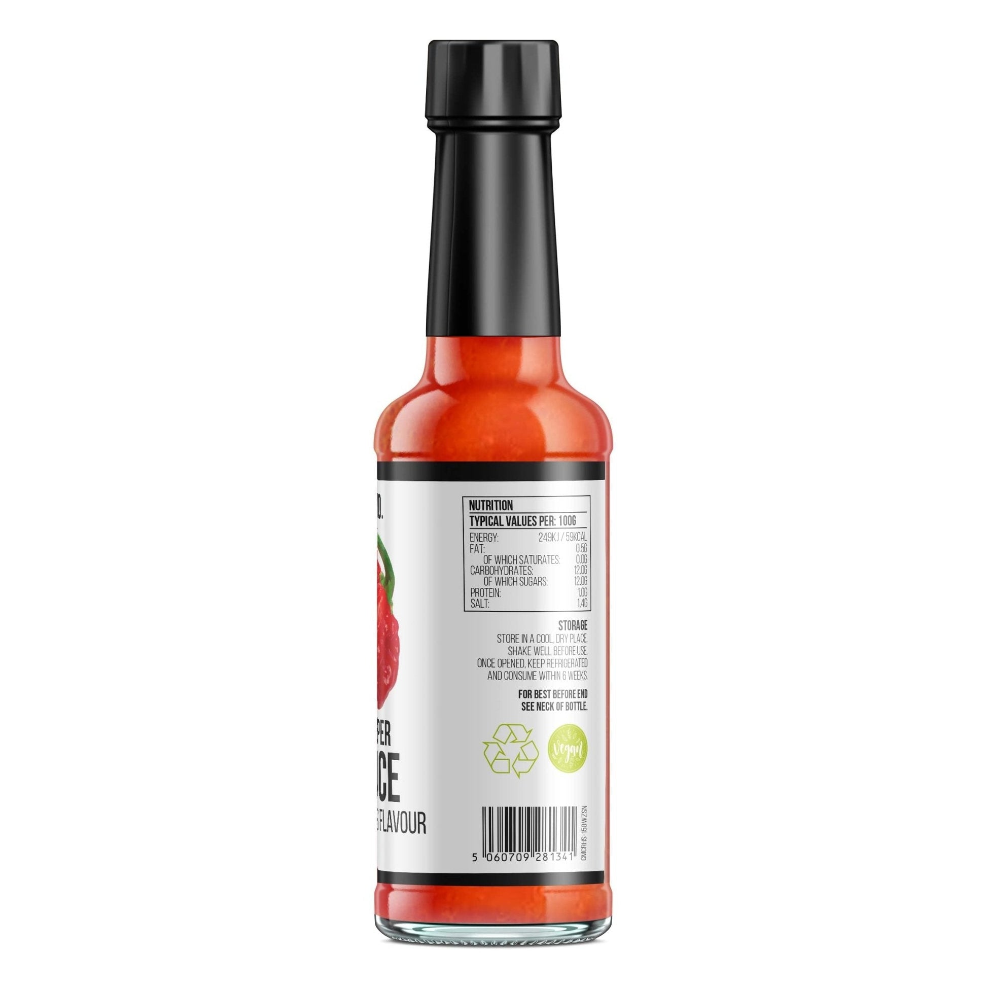 Personalised Carolina Reaper Hot Chilli Sauce | 150ml | Chilli Mash Company - One Stop Chilli Shop