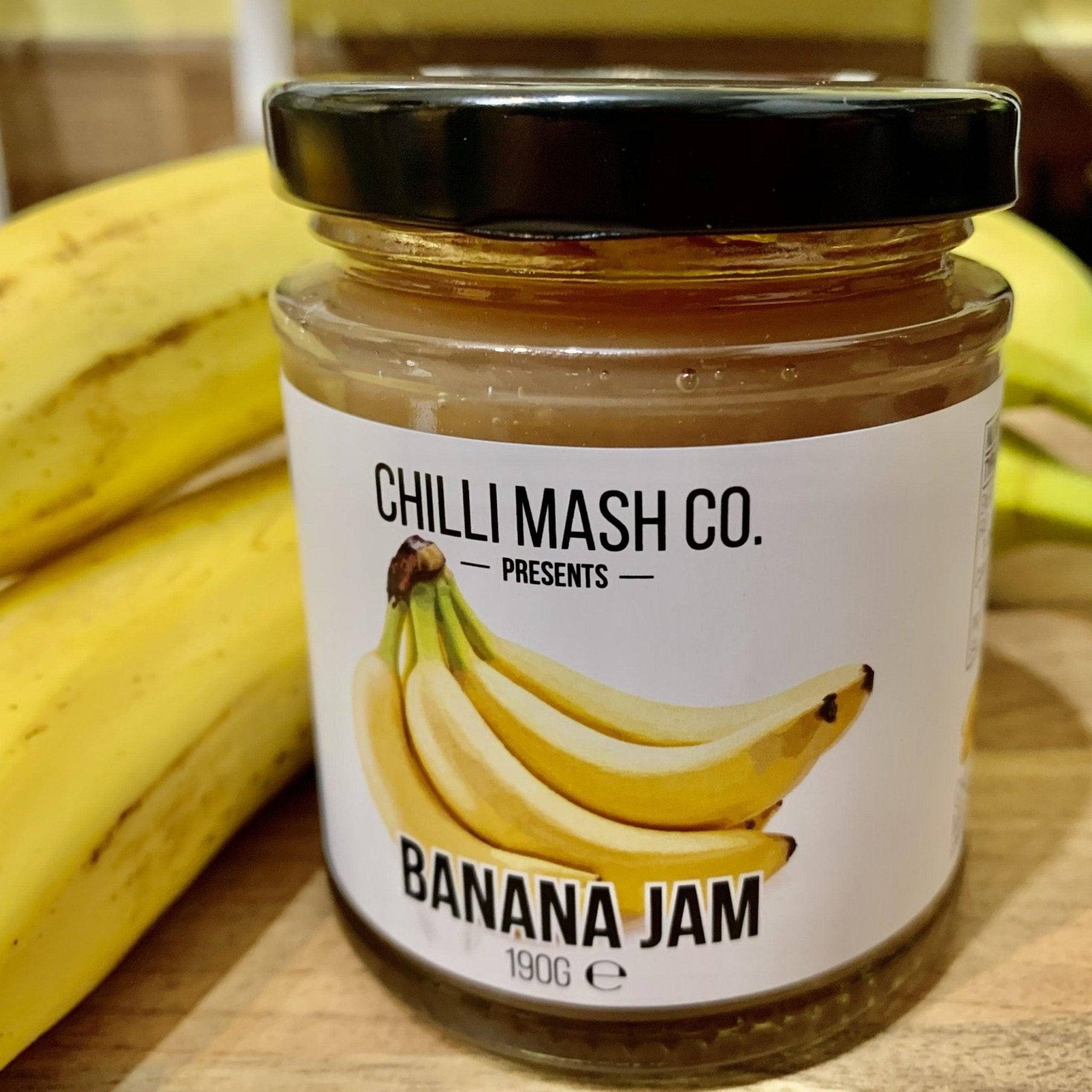 Banana Jam | 190g | Chilli Mash Company | Delicious Caribbean Inspired Jam - One Stop Chilli Shop