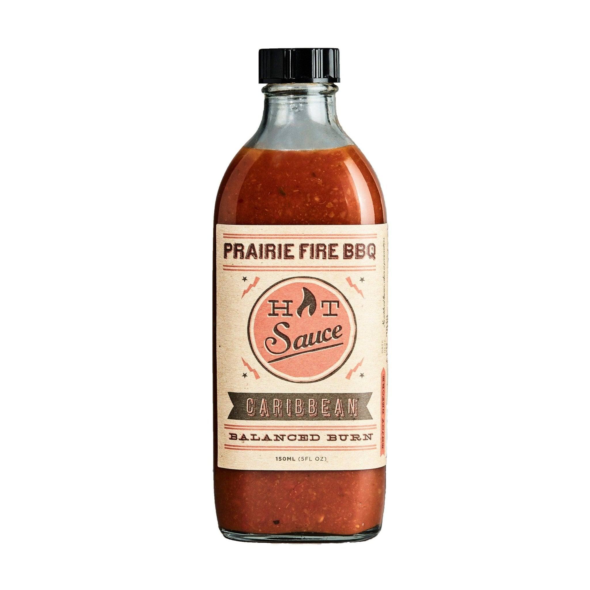 Caribbean Hot Sauce | 150ml | Prairie Fire BBQ - One Stop Chilli Shop
