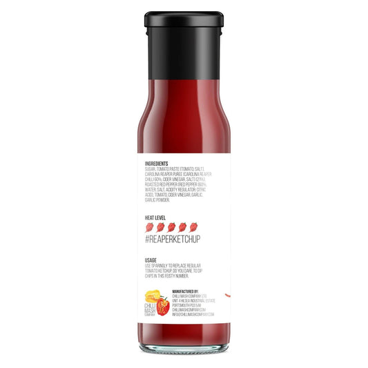 Carolina Reaper Chilli Ketchup | 250ml | Chilli Mash Company | Extremely Spicy - One Stop Chilli Shop