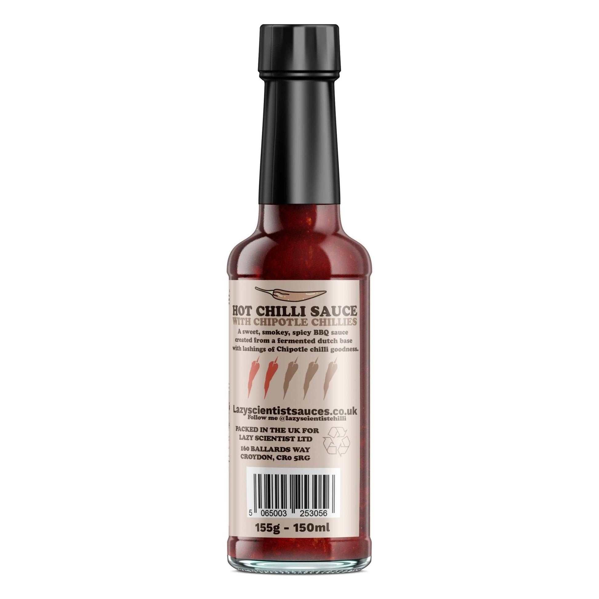 Chip Hot Sauce | 150ml | Lazy Scientist | Sweet, Smokey, Spicy BBQ Perfection - One Stop Chilli Shop