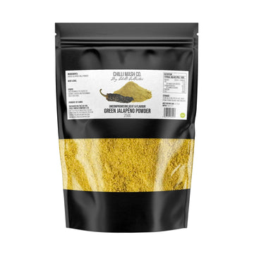 Green Jalapeno Chilli Powder | 250g | Chilli Mash Company | Spicy Flavour in Your Dishes - One Stop Chilli Shop