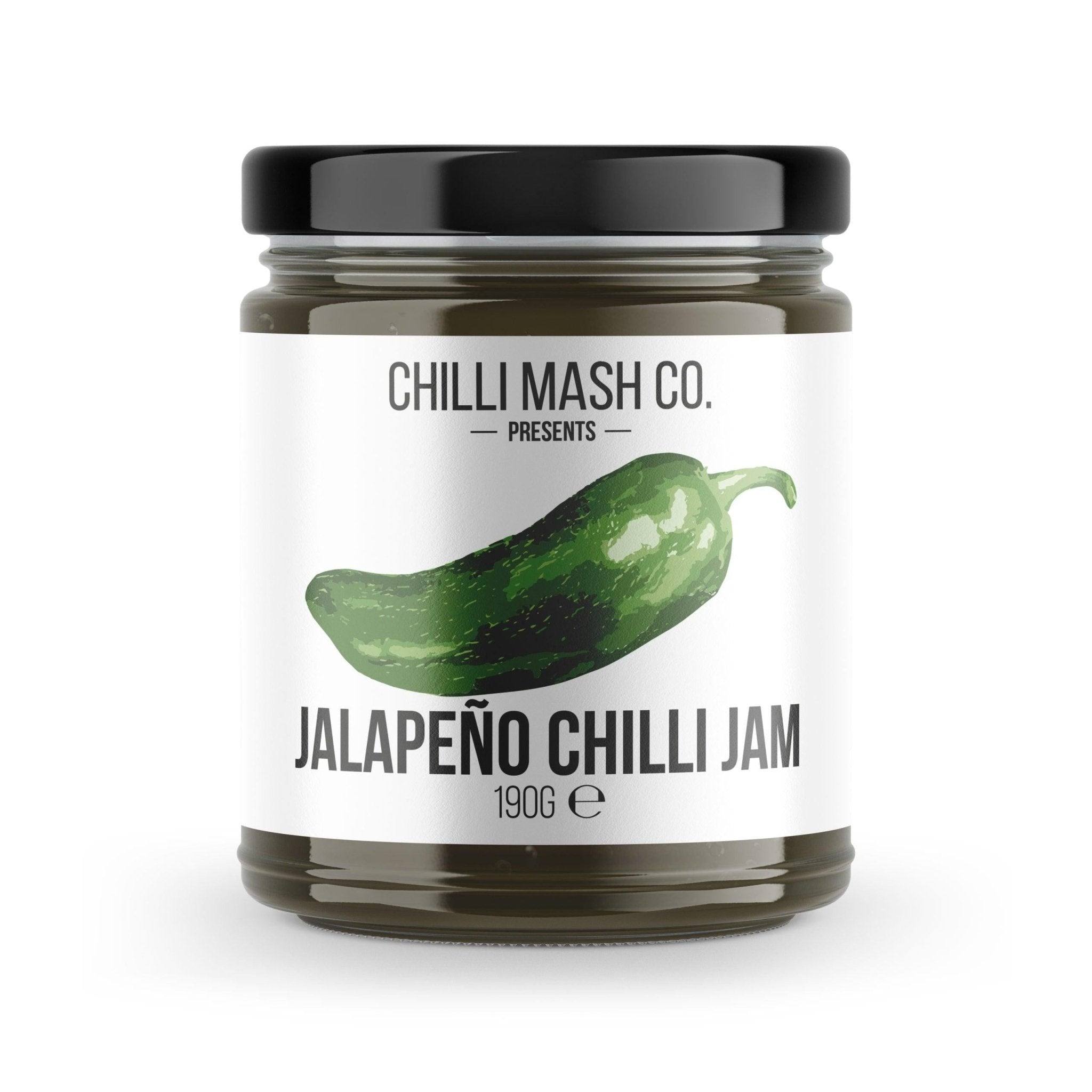 Jalapeño Chilli Jam | 190g | Chilli Mash Company | Mild Chilli Heat - One Stop Chilli Shop