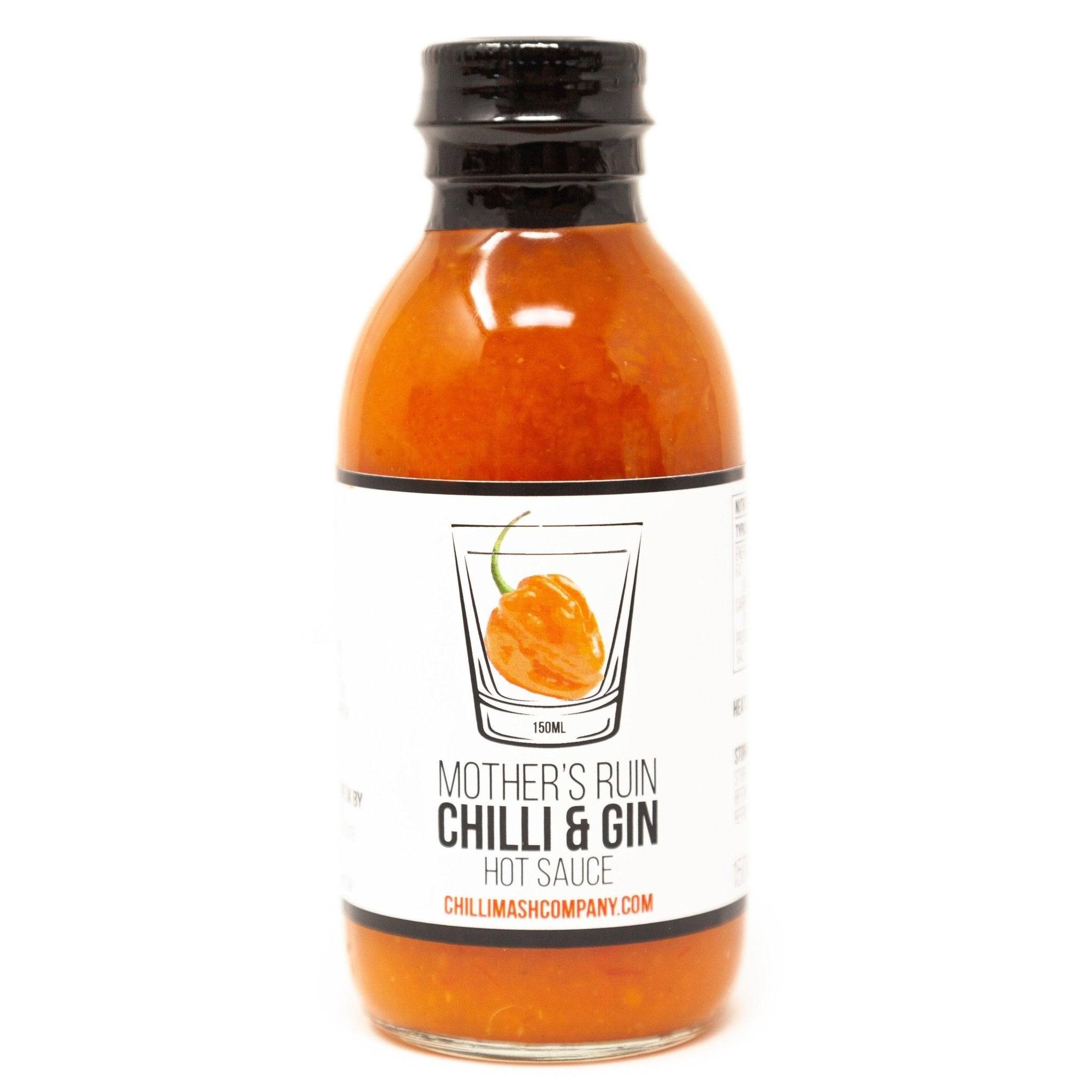 Mother's Ruin | 150ml | Chilli Mash Company | Gin & Chilli Hot Sauce - One Stop Chilli Shop