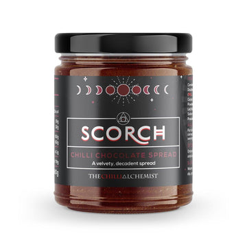 Scorch Chilli Chocolate Spread | 180g | Chilli Alchemist | A Velvety Decadent Spread - One Stop Chilli Shop