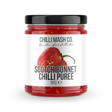 Scotch Bonnet Chilli Puree | Chilli Mash Company | 190ml - One Stop Chilli Shop