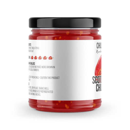 Scotch Bonnet Chilli Puree | Chilli Mash Company | 190ml - One Stop Chilli Shop