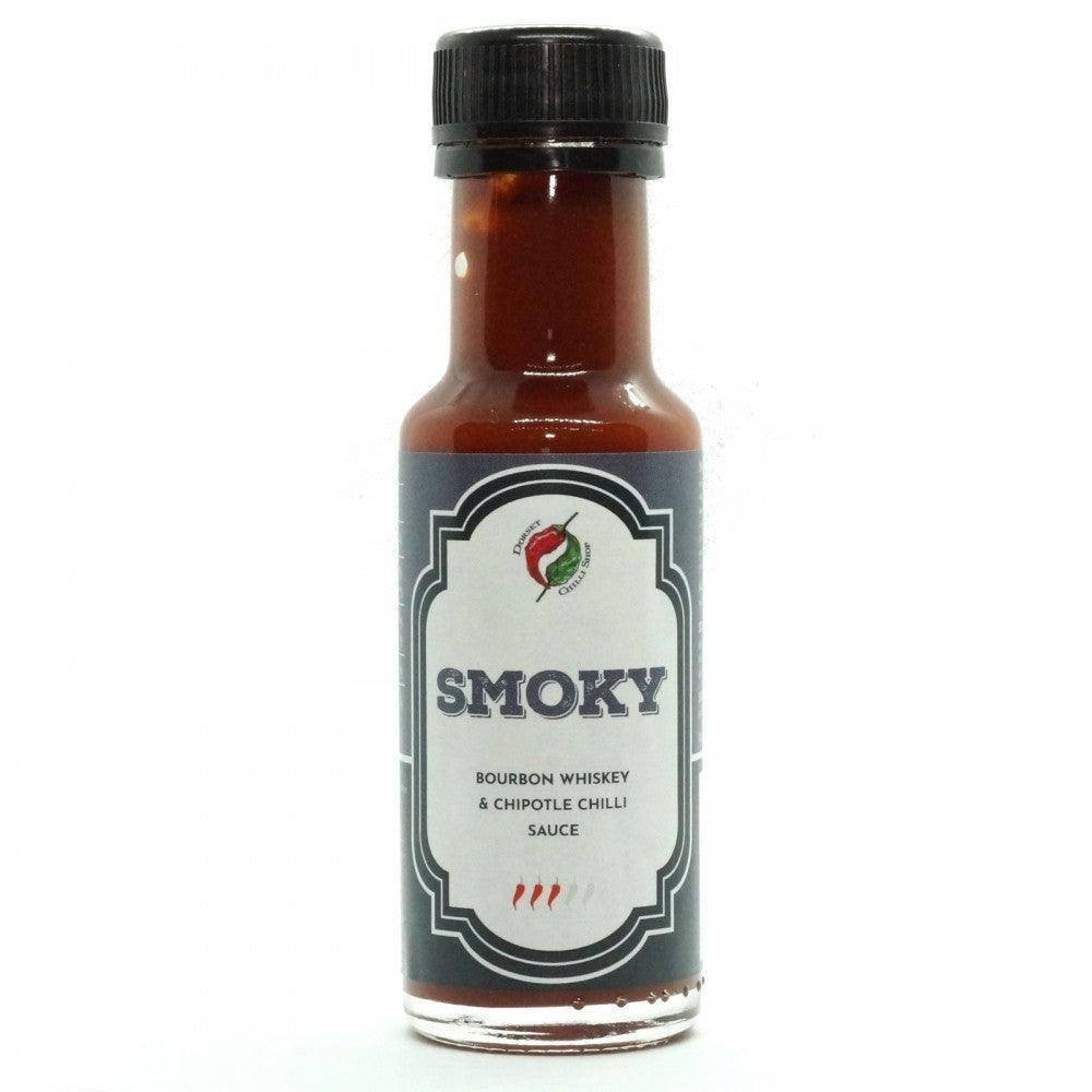 Smoky | Dorset Chilli Shop | 100ml | Whiskey & Chipotle BBQ Sauce - One Stop Chilli Shop