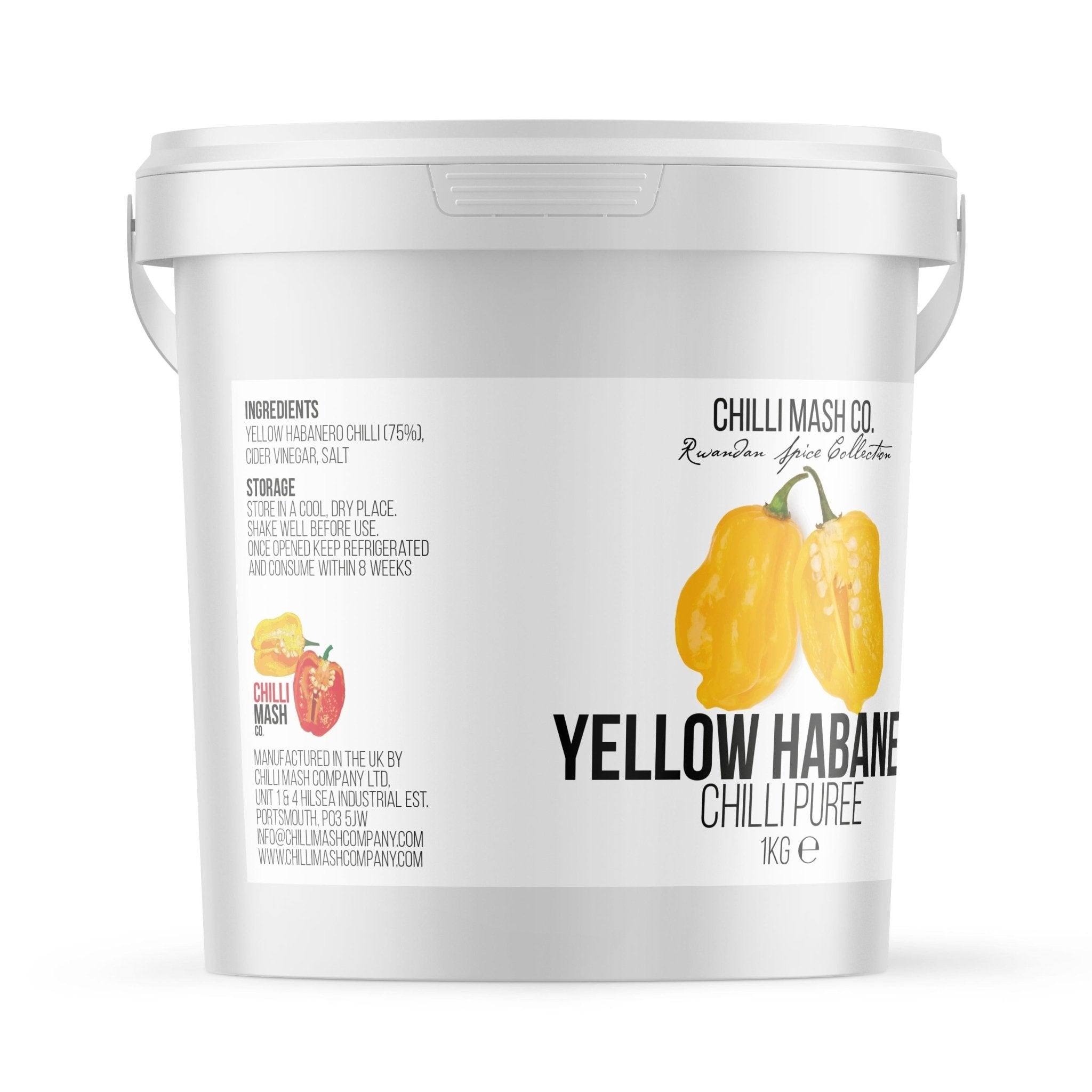 Yellow Habanero Chilli Puree | 1kg | Chilli Mash Company